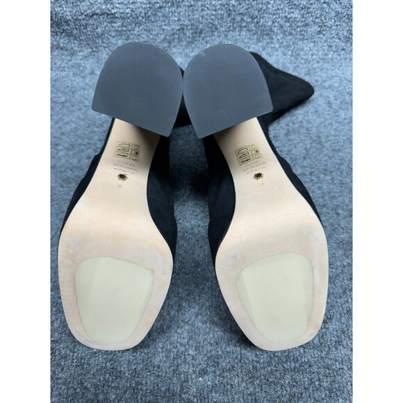 Stuart Weitzman Lala Platform Bootie Women's Shoes Black : 9 - Picture 5 of 7
